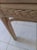 1980s Bamboo Rattan Accent Table Glass Top Beige For Sale - Image 4 of 5