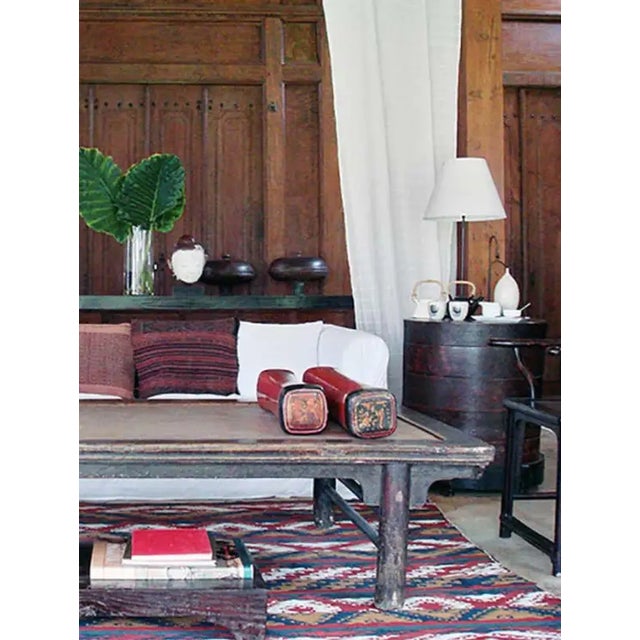 This is an exceptionally rare and unique piece. An antique, multilayered, storage container once used by street vendors to...