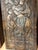 This Krishna Carved Wall Panel Sliding Barn Door. Handcrafted from reclaimed wood, this exquisite piece features an...