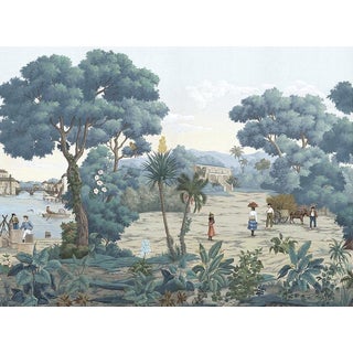 Casa Cosima Bajan Mural - 4 Panels 144" W X 120" H For Sale
