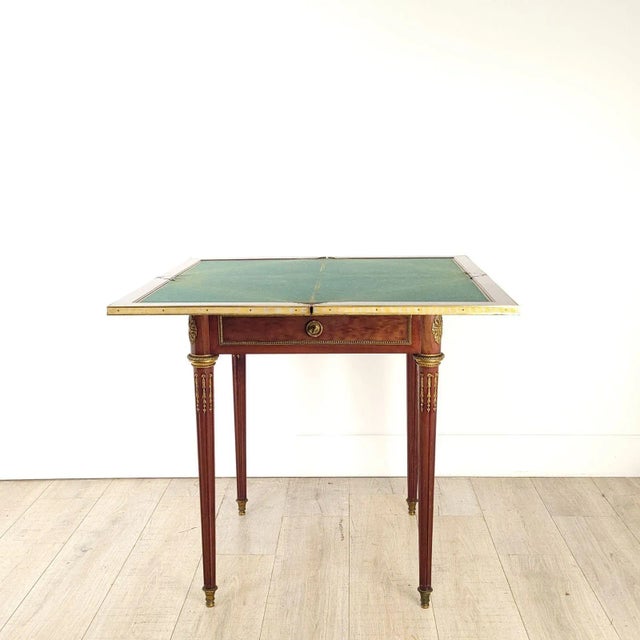 Paul Sormani Envelope Table, France Circa 1870 For Sale - Image 4 of 12