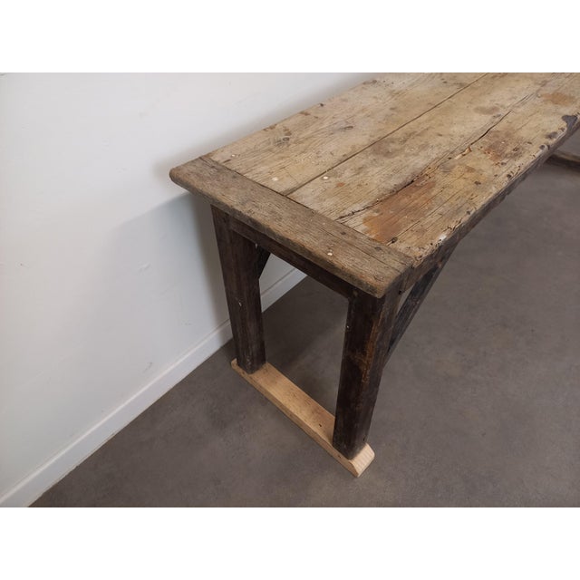 Rustic Farmhouse Table in Fir For Sale - Image 5 of 18