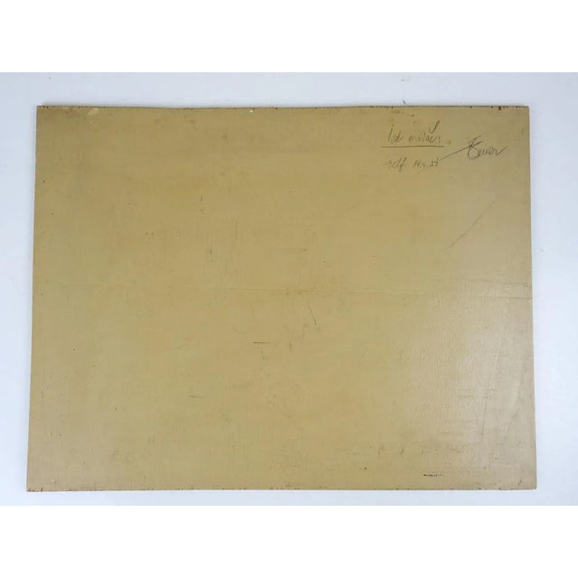 Mid 20th Century Vintage Continental Impressionist Landscape Painting For Sale - Image 5 of 8