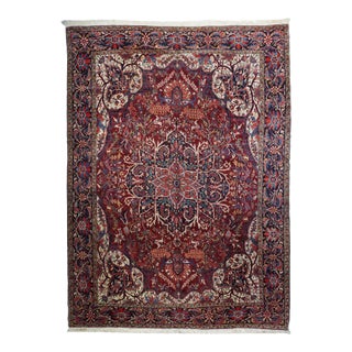 1940s Vintage Heriz Rug 10'4'' X 14'0'' For Sale