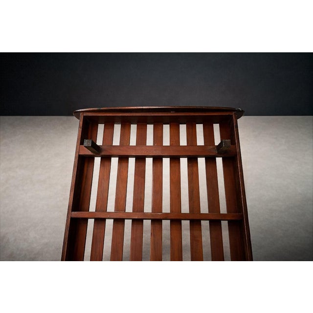 Wood Sergio Rodrigues Rosewood Daybed in Taupe Boucle, Brazil, 1960s For Sale - Image 7 of 17