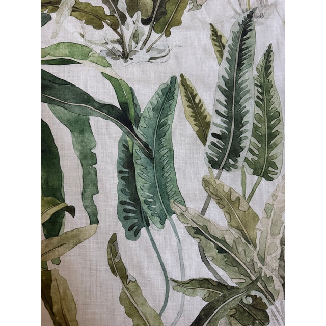 Nina Campbell Benmore 2 Linen Fabric Ashdown Collection Osborne & Little 2 Yards For Sale In Raleigh - Image 6 of 7