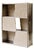Aderiva Cabinet in Moleanos Limestone and Stainless Steel by Rosana Sousa For Sale