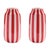 Kenneth Ludwig Chicago Striped Dolomite Vase (Set of 2) For Sale - Image 4 of 4