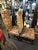 Pair of High Back English Upholstered Fireside Chairs Circa Late 17th to Early 18th Century. Re conditioned and...