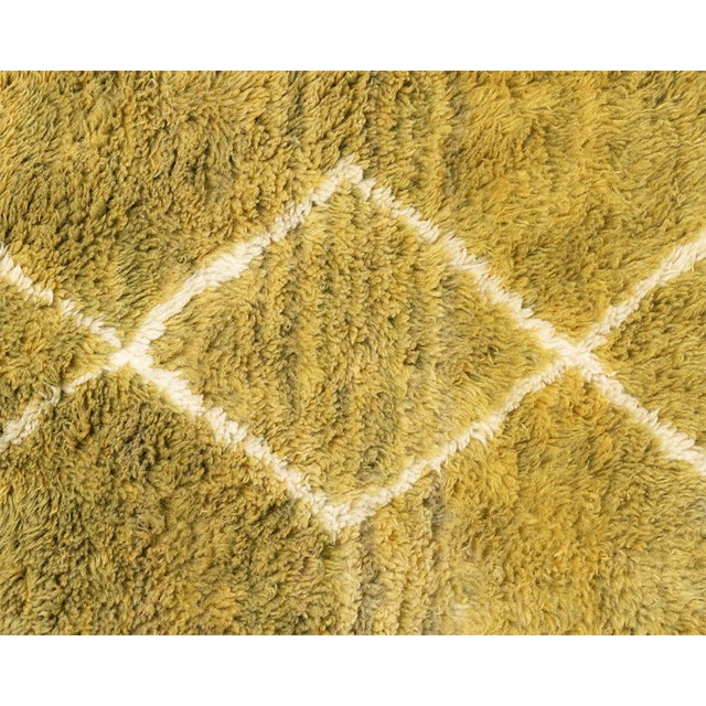 Early 21st Century Hand-Knotted Wool Rug by Azele Studio For Sale - Image 5 of 9