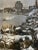 Impressionist 1930's Impressionist Winter Snow Scene Oil Painting on Canvas "Bund of Shanghai Covered With Snow" For Sale - Image 3 of 11