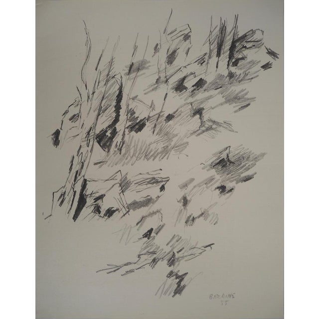 Jean Bazaine (1904-2001) Undergrowth Original color lithograph Signed in the plate On wove paper, 24 x 31 cm (approx. 9 x...