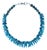 Ajd 17 Inch Sleeping Beauty Tab Necklace With Emerald Accents For Sale