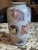 This is a gorgeous piece with very intricate tropical fish detailing. The red mark on the bottom is very blurred and is...