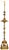Early 20th Century Vintage Large Baroque Style Candlestick Lamp Depicting Artemis and Her Followers For Sale - Image 5 of 18