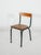 1950s Mid-Century Modern Industrial School Chair by Willy Van Der Meeren for Tubax, 1950s For Sale - Image 5 of 12