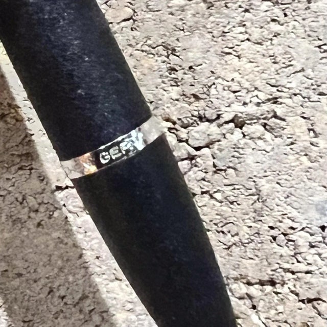 AMBIANIC presents 1980s Desk Accessory Set Aachen Germany Design Letter Opener Scissors Pen Boxed inscribed Chevron Land...