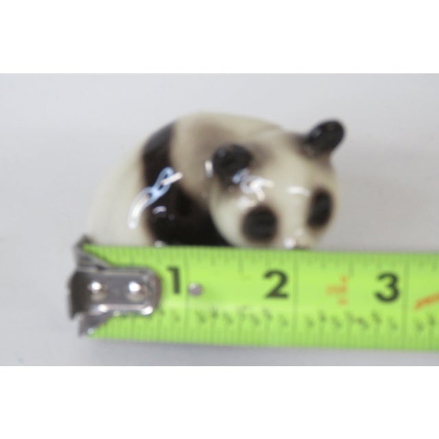 Goebel Porcelain Sitting Panda Bear 3600505 West Germany Figurine 4707b For Sale - Image 10 of 12