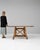 20th Century Belgian Brutalist Wooden Dining Table With Carved Base For Sale - Image 17 of 18