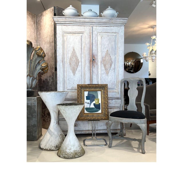 Gustavian (Swedish) 18th Century Swedish Gustavian Cabinet With Reeded Diamonds For Sale - Image 3 of 5