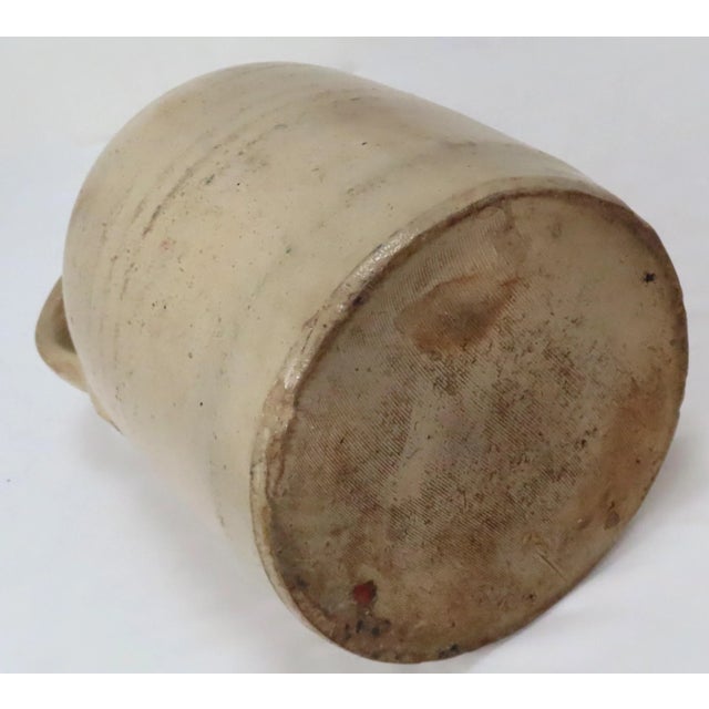 Antique Late 19th Century American Blue Decorated Stoneware 1 Gallon Liquor Jug For Sale - Image 9 of 13