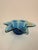 Pair of Murano glass votive holders, made in Italy. Flower or star-shaped style. Original stickers showing Italy origin....