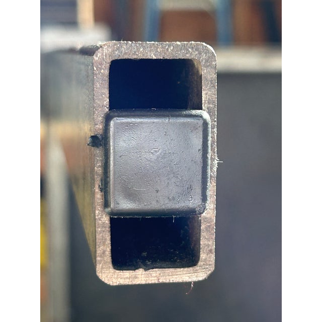 Brown 1990s Kyle Reicher, “Console: Intelligence”(Commission), Steel Table - 1 Piece For Sale - Image 8 of 8