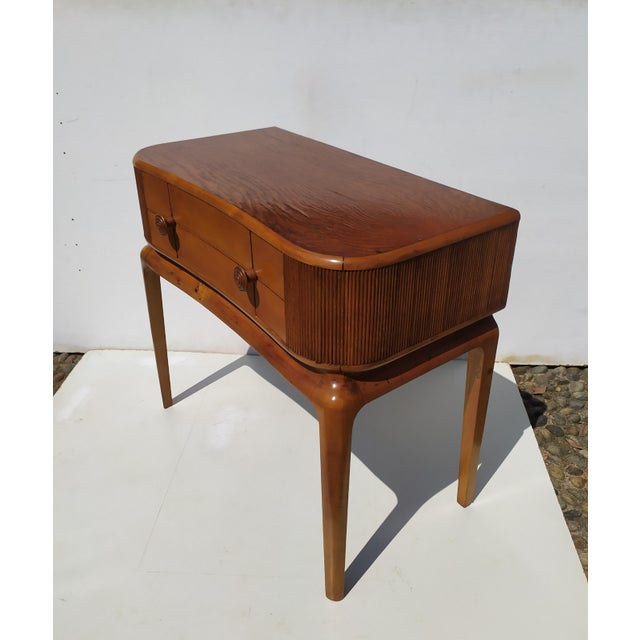 Paolo Buffa Large Nightstand attributed to Paolo Buffa, 1940s For Sale - Image 4 of 6