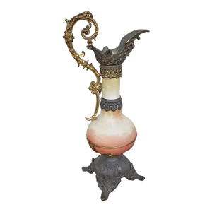 Ormolu and Metal Mounted Porcelain Ewer