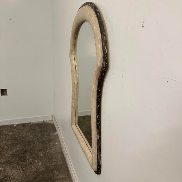 Postmodern Postmodern Tessellated Marble Wall Mirror by Diamond Mission Philippines For Sale - Image 3 of 8