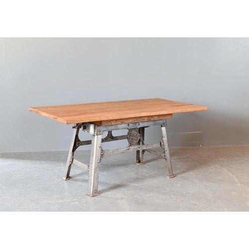Large Industrial Dining Table by H Mc-G and Co LTD, 1920s For Sale - Image 13 of 13