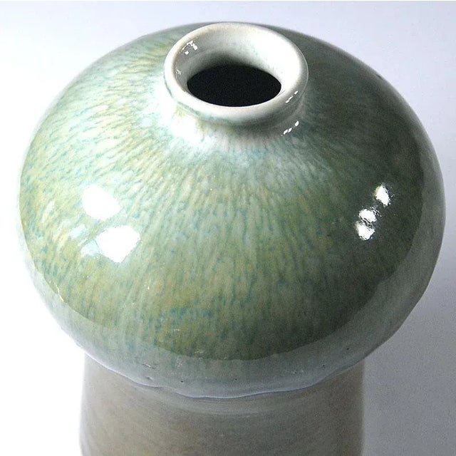 Drip Glaze Ceramic Vase, 1970s, in Very Good conditions. Designed 1970 to 1979