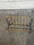 Tan Danish Metal Magazine Holder With Woven Vinyl String Rack Mid-Century Modern 1950s For Sale - Image 8 of 9
