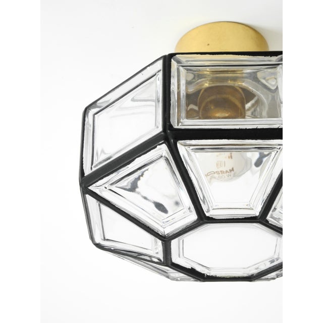 Model 2756 Octagon Ceiling Lamp in Glass from Limburg, 1970s For Sale - Image 15 of 18