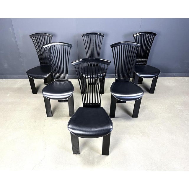 Vintage Dining Chairs by Pietro Costantini, 1980s, Set of 6 For Sale - Image 4 of 16