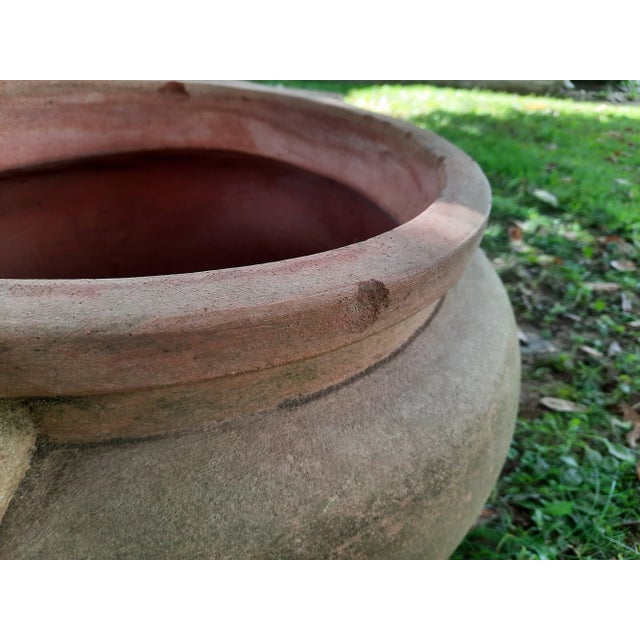 Ceramic Vintage Italian Terra Cotta Pot For Sale - Image 7 of 12