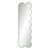Hvyli Q9 - Narrow Modern Asymmetrical Green Mirror for Contemporary Interiors For Sale