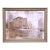 Large Cityscape Painting by Alexey Alpatov in Carved Silver Frame For Sale