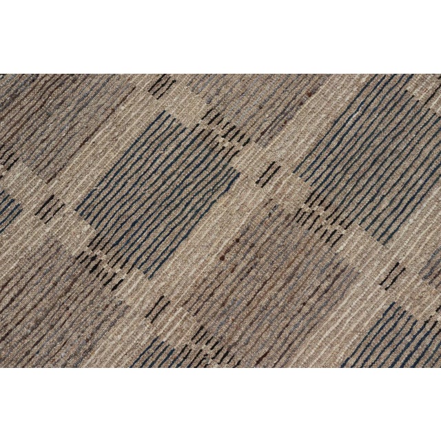 Modern Multicolor Wool Rug by Keivan Woven Arts 6'9 X 9'10 For Sale - Image 11 of 11