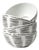 Line Drawing Porcelain Bowls Bowls, Set of 4 For Sale