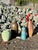 Floor Vase with Incised Decoration from VEB Steingut, GDR / Germany, 1950s For Sale - Image 15 of 18