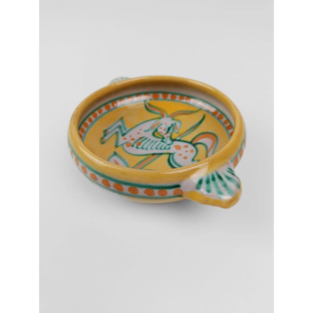 Italian Handmade Bowls in Vietri Ceramic by Vincenzo Pinto, 1950s, Set of 2 For Sale - Image 9 of 12