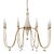 Gabby Clay Chandelier in Gold | Chairish