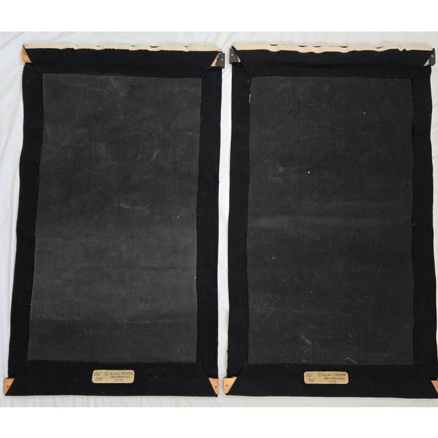 Vintage Helen Webber 1979 Limited Edition 20/100 Tapestries Jungle/on the Way to the Ark Piece 1 & 3 For Sale - Image 11 of 18