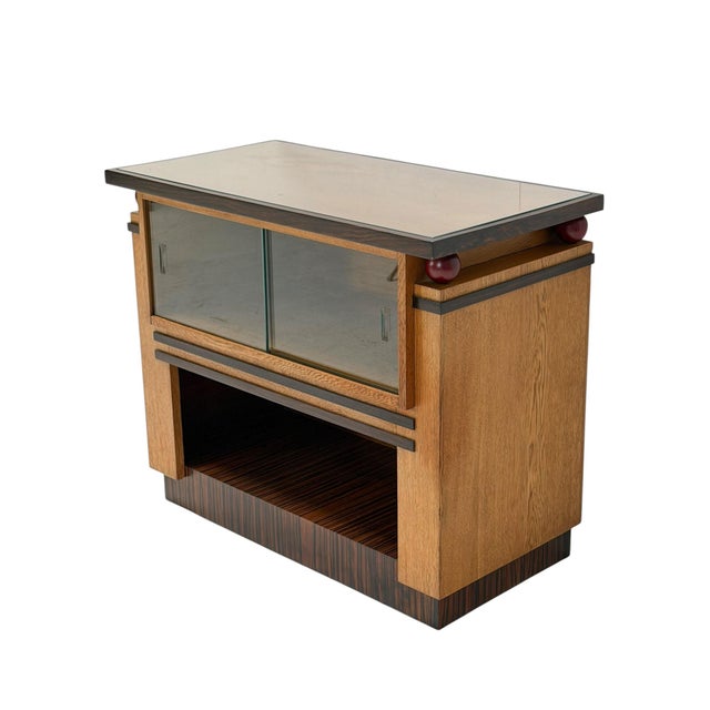 Wood Art Deco Modernist 308 Cabinet by P.E.L. Izeren for De Genneper Molen, 1920s For Sale - Image 7 of 18