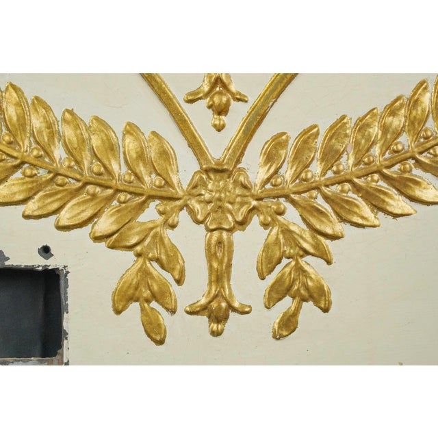 The Plaza Hotel French Cast Iron Fireback Set For Sale - Image 9 of 16