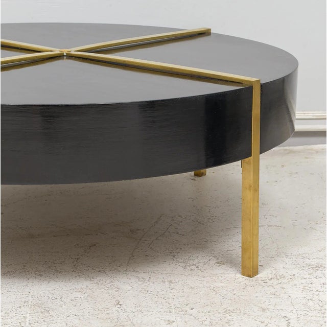 1950s Mid-Century Ebonized Coffee Table For Sale - Image 5 of 7