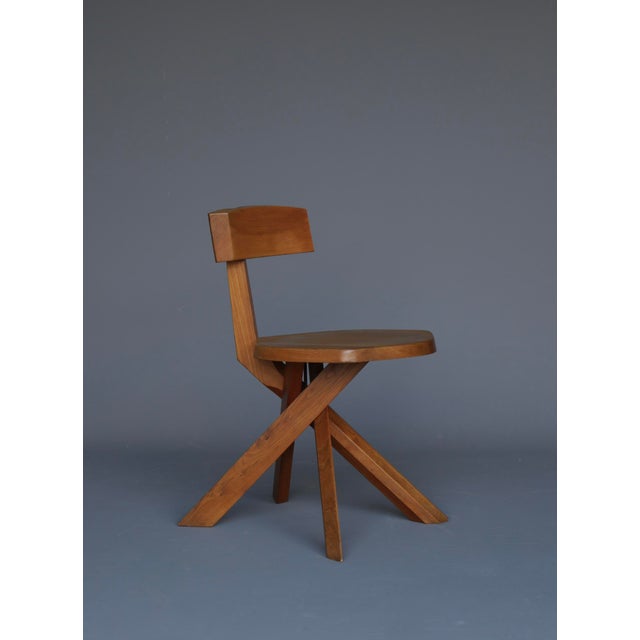Elm S34 Chair from Pierre Chapo, 1980s For Sale - Image 9 of 18