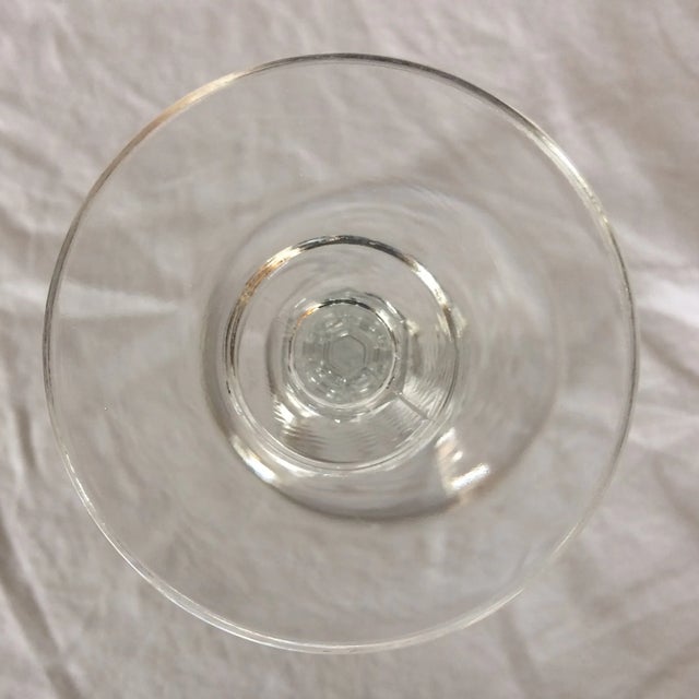 Platinum Rim Princeton Clear Water Goblets - Set of 6 by American Stemware For Sale - Image 9 of 13