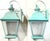 Green Pair of Vintage Solid Brass Wall Lanterns - Timeless Elegance for Your Home For Sale - Image 8 of 18